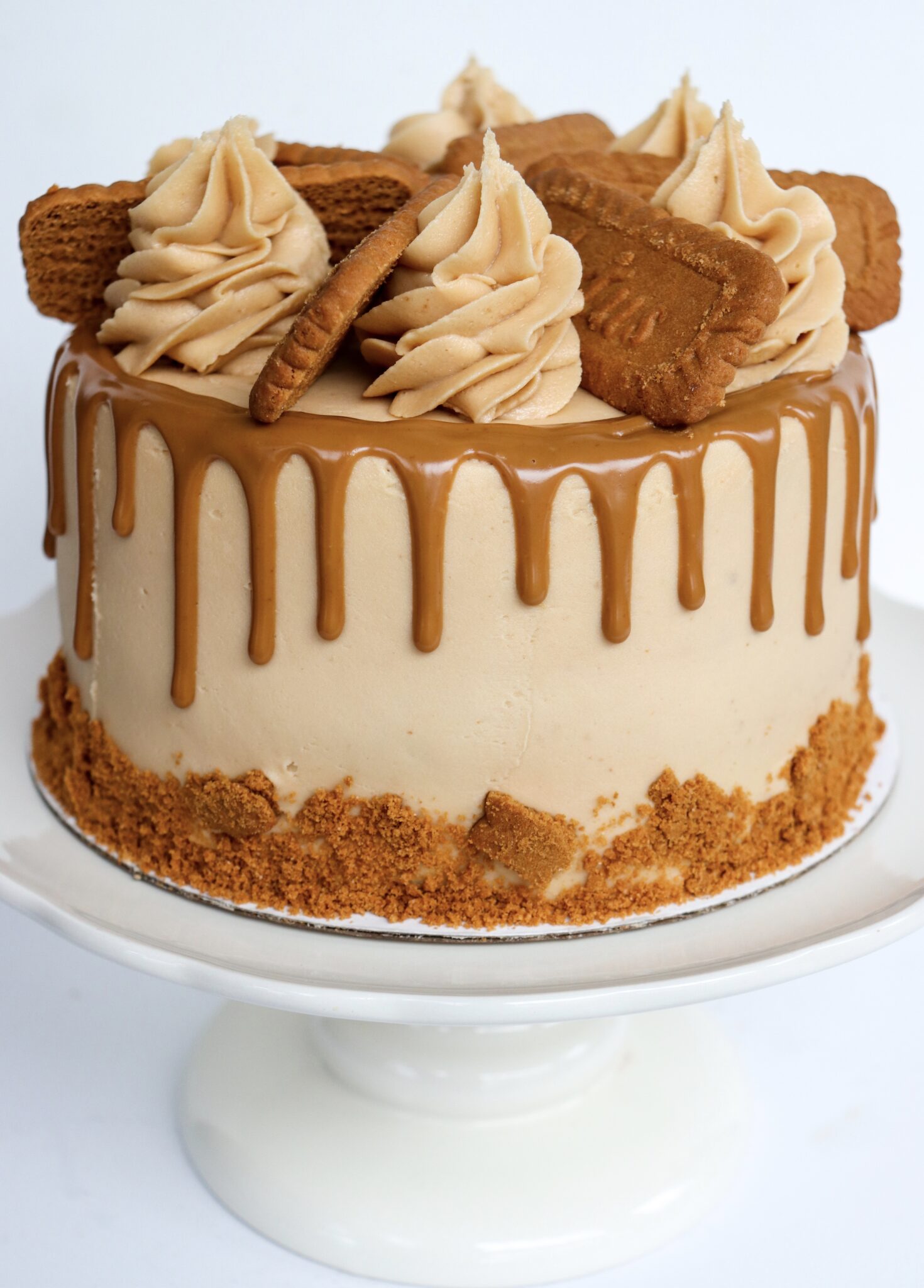 Biscoff Cookie Butter Cake – Mary-Kate's Vegan Cakes