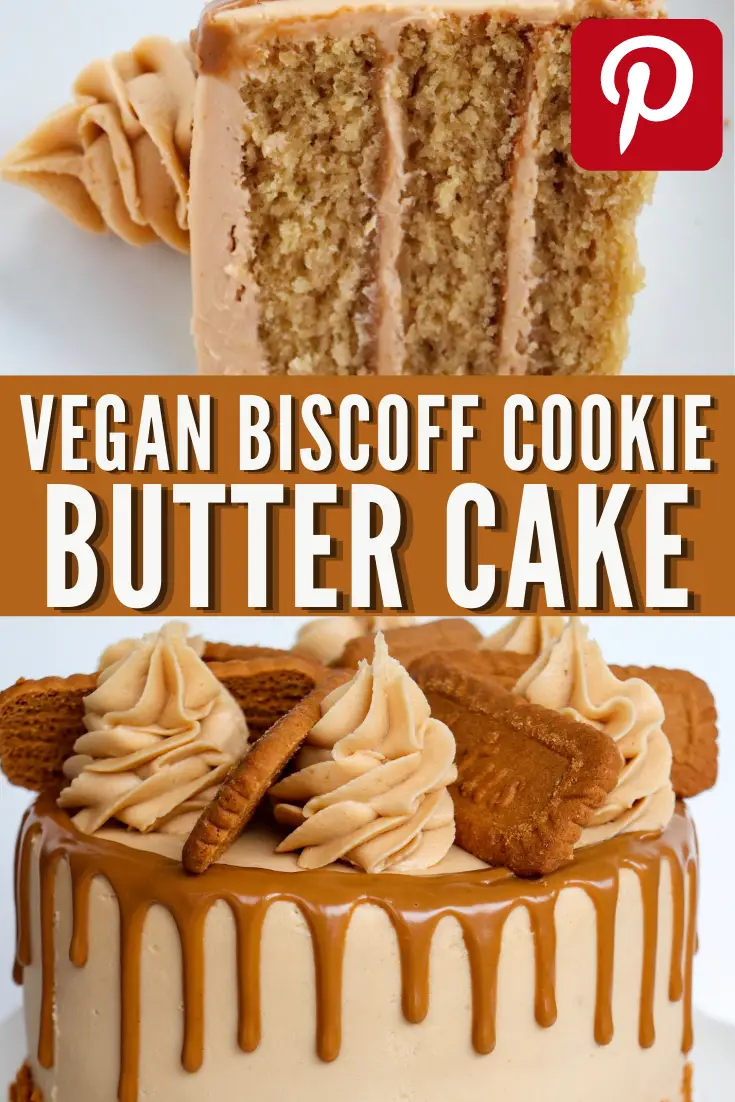 Biscoff Cookie Butter Cake MaryKate's Vegan Cakes